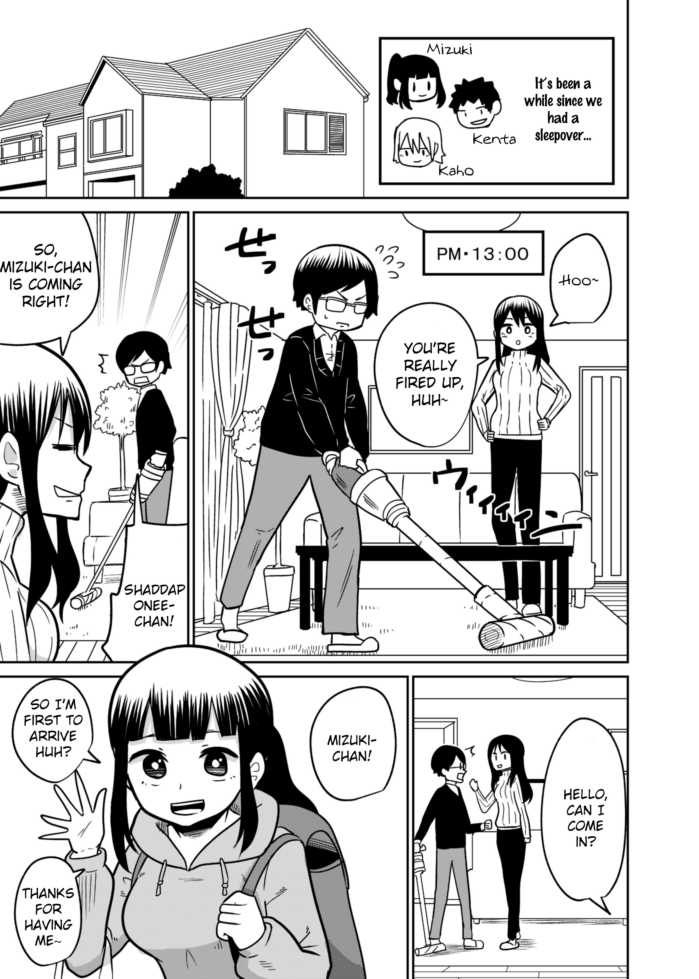 Tonight, we are having a sleepover chapter 2 page 1