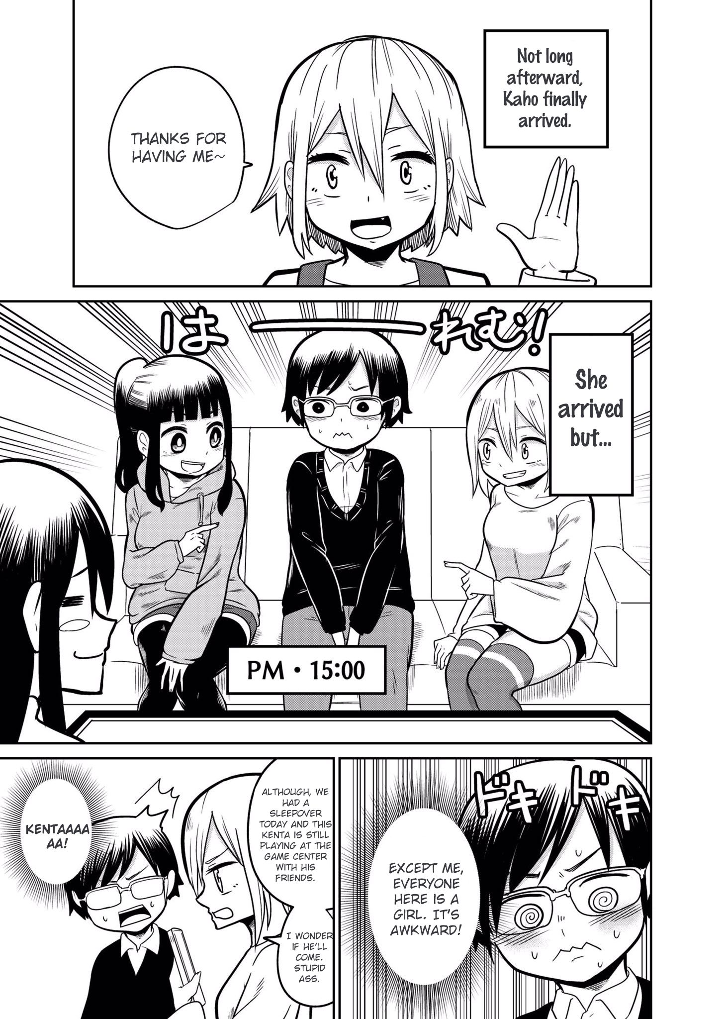 Tonight, we are having a sleepover chapter 3 page 1