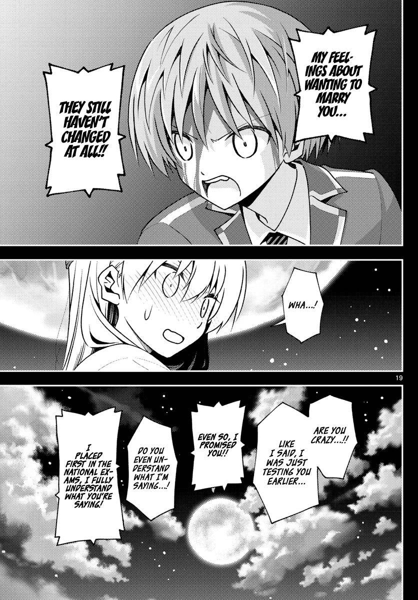 Tonikaku Cawaii chapter 147 page 19