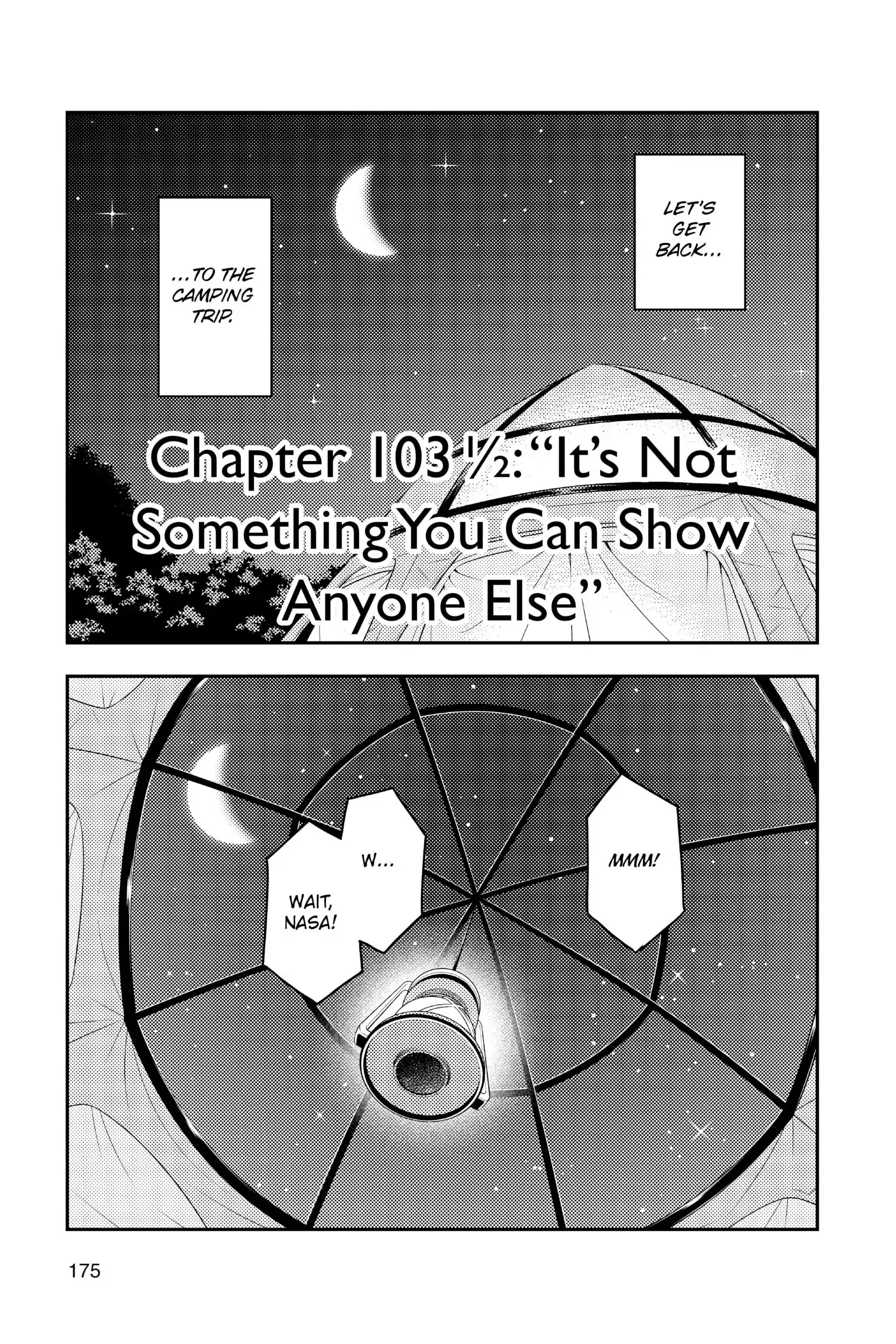 Tonikaku Kawaii chapter 109.5 page 1