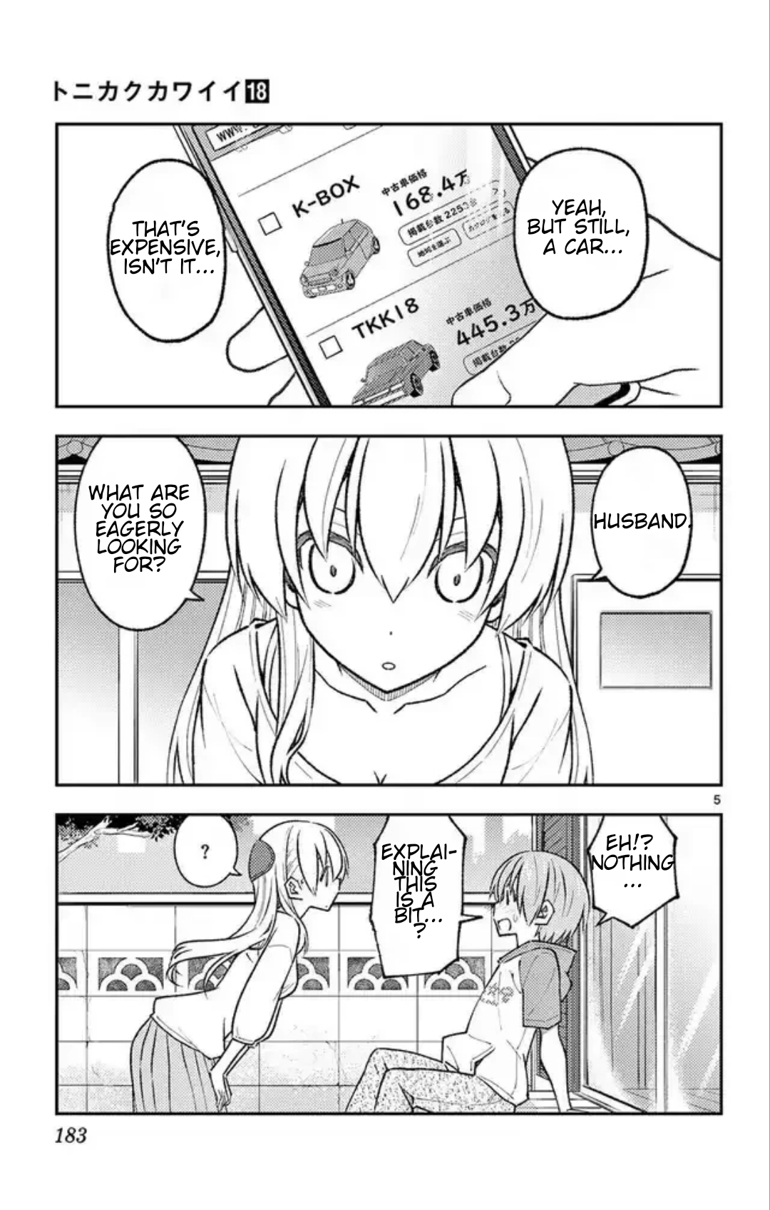 Tonikaku Kawaii chapter 169.5 page 8