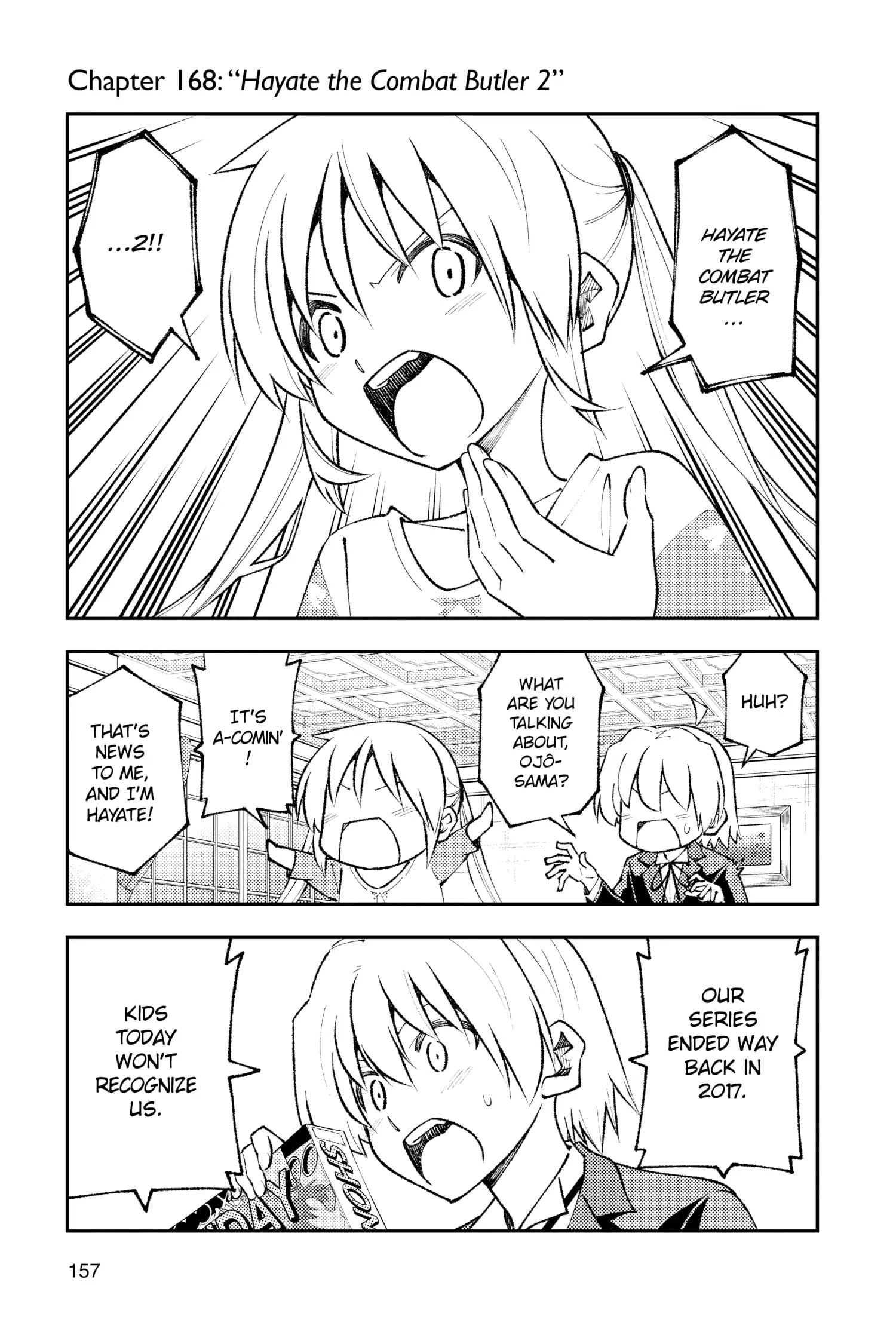 Tonikaku Kawaii chapter 178.5 page 1