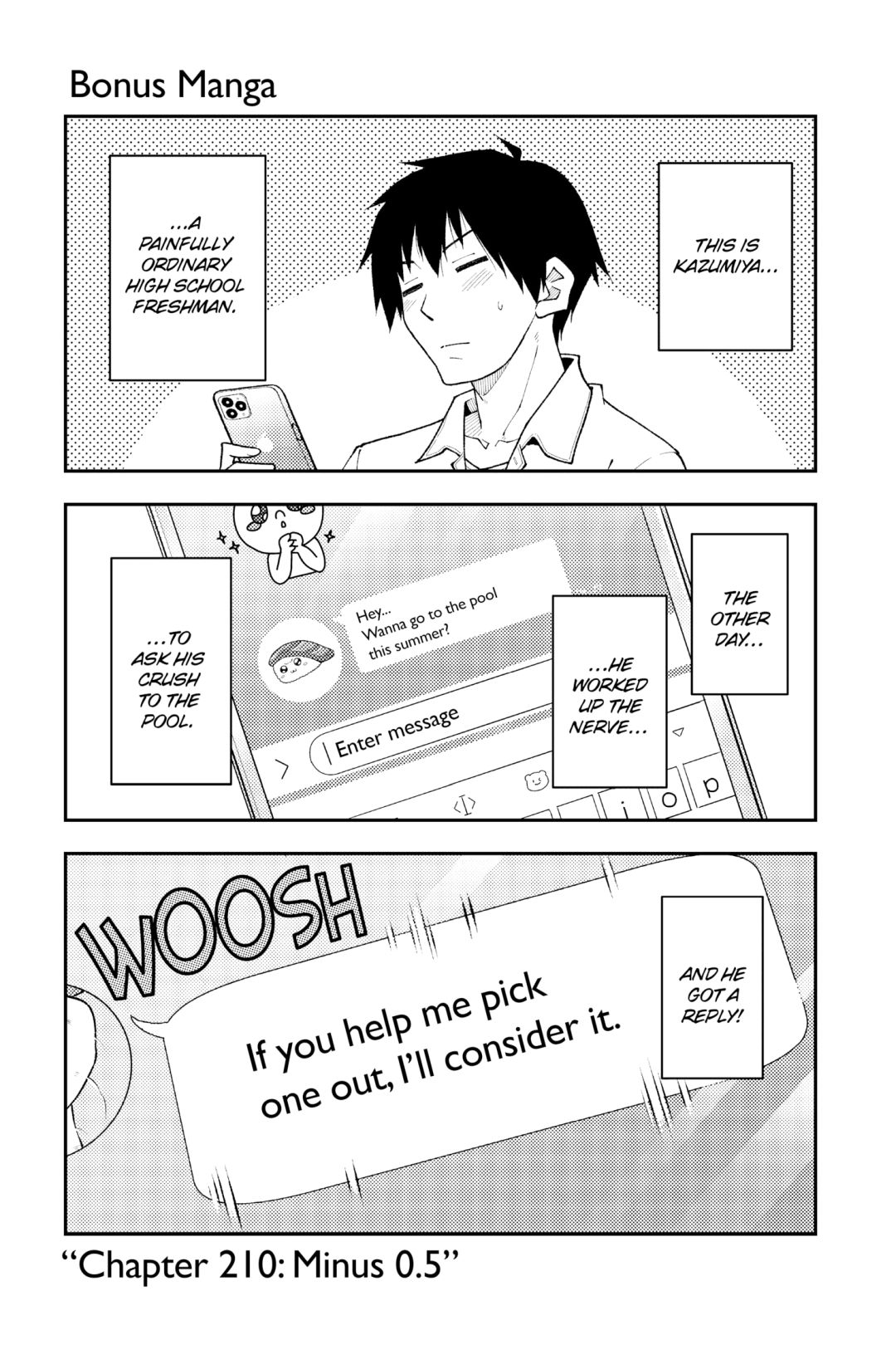 Tonikaku Kawaii chapter 218.6 page 1