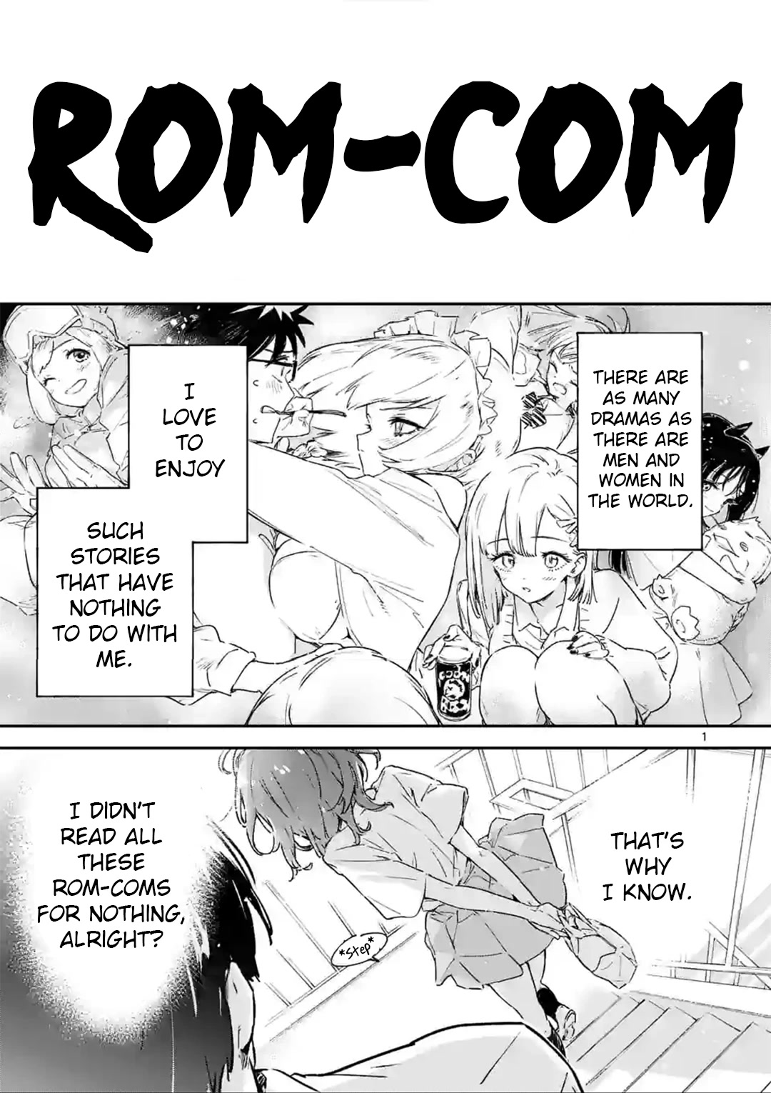 Too Many Losing Heroines! chapter 3 page 1