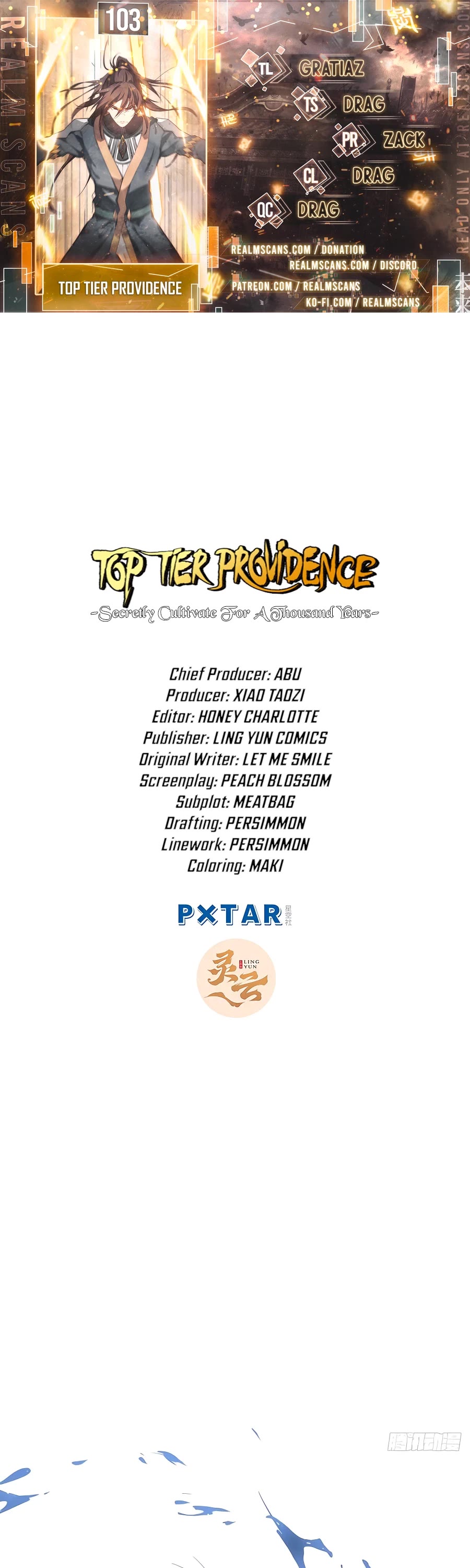 Top Tier Providence: Secretly Cultivate for a Thousand Years chapter 103 page 1