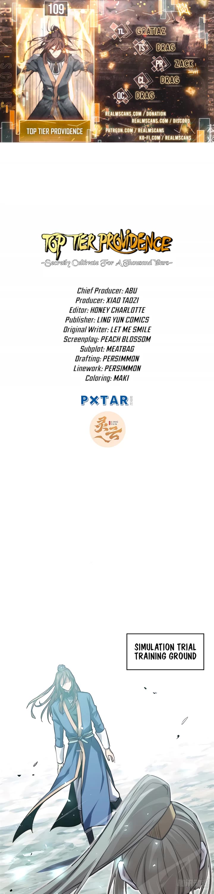 Top Tier Providence: Secretly Cultivate for a Thousand Years chapter 109 page 1