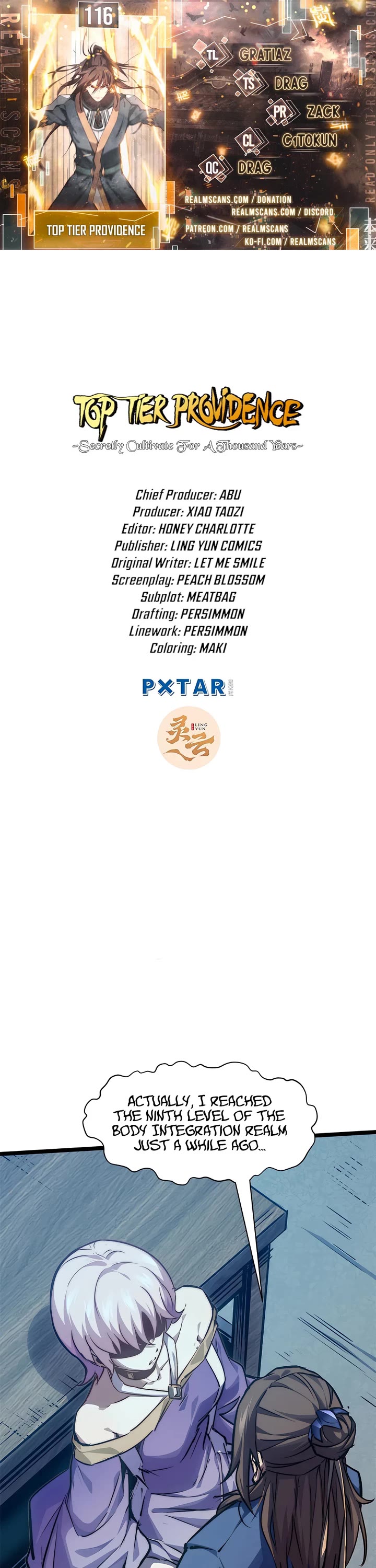 Top Tier Providence: Secretly Cultivate for a Thousand Years chapter 116 page 1