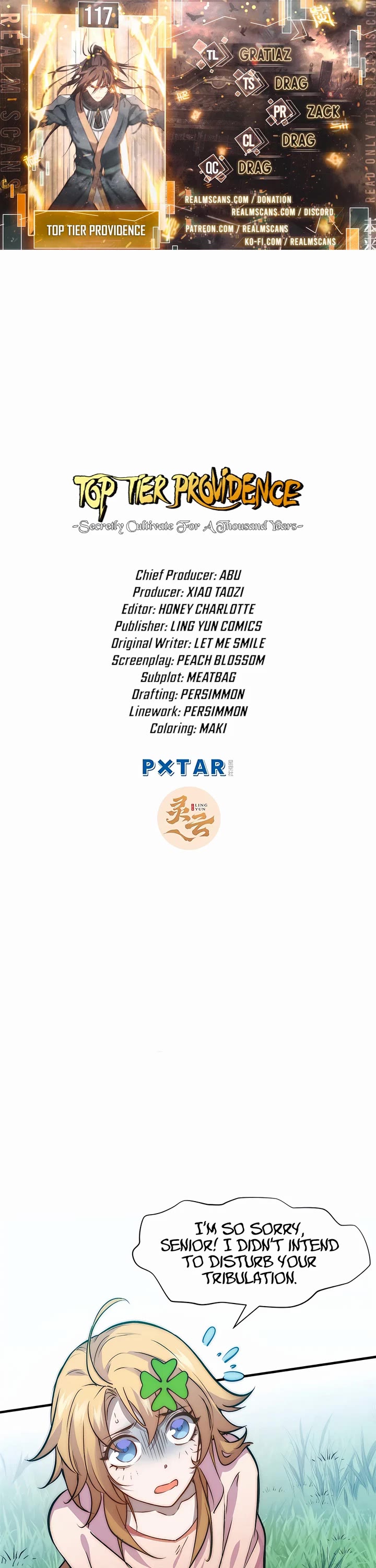 Top Tier Providence: Secretly Cultivate for a Thousand Years chapter 117 page 1