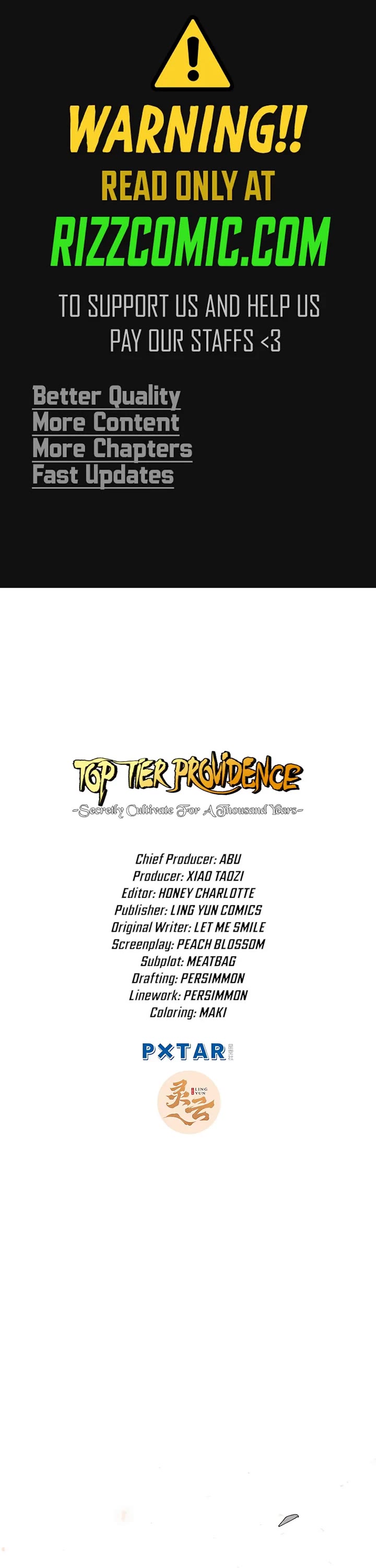 Top Tier Providence: Secretly Cultivate for a Thousand Years chapter 133 page 1