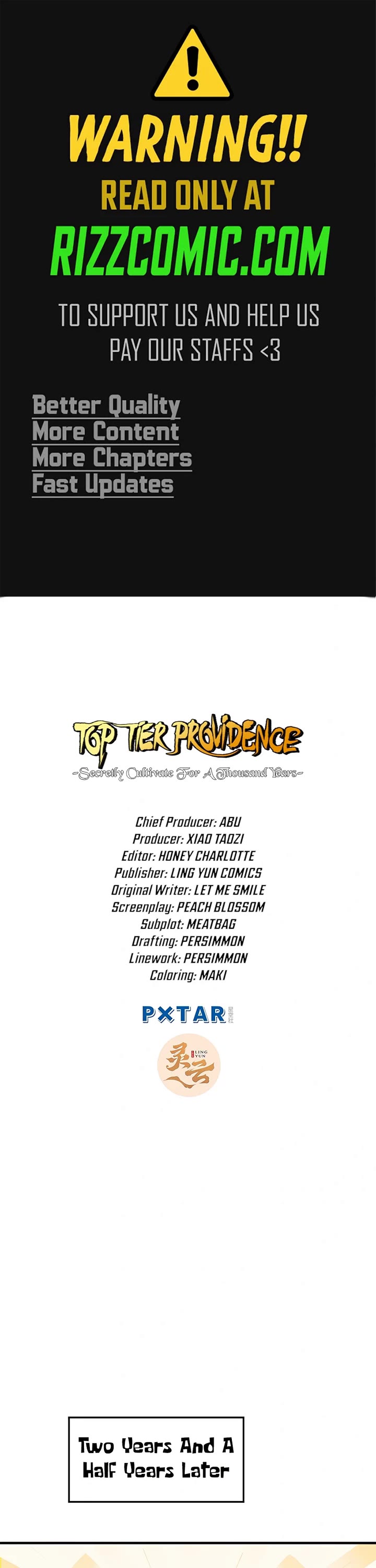 Top Tier Providence: Secretly Cultivate for a Thousand Years chapter 136 page 1