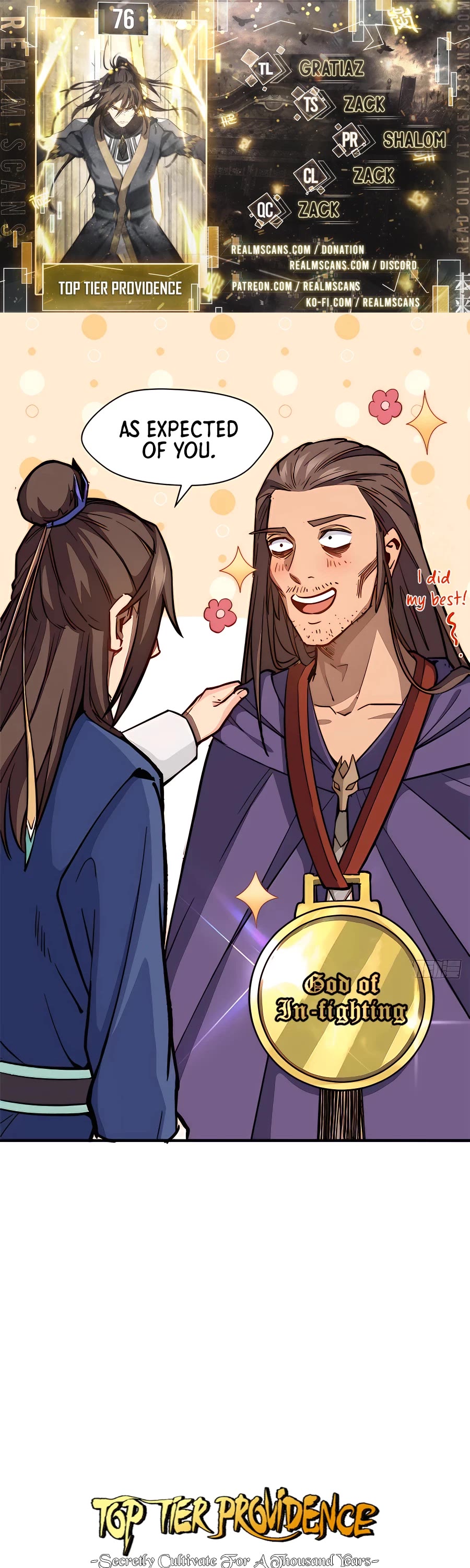 Top Tier Providence: Secretly Cultivate for a Thousand Years chapter 76 page 1