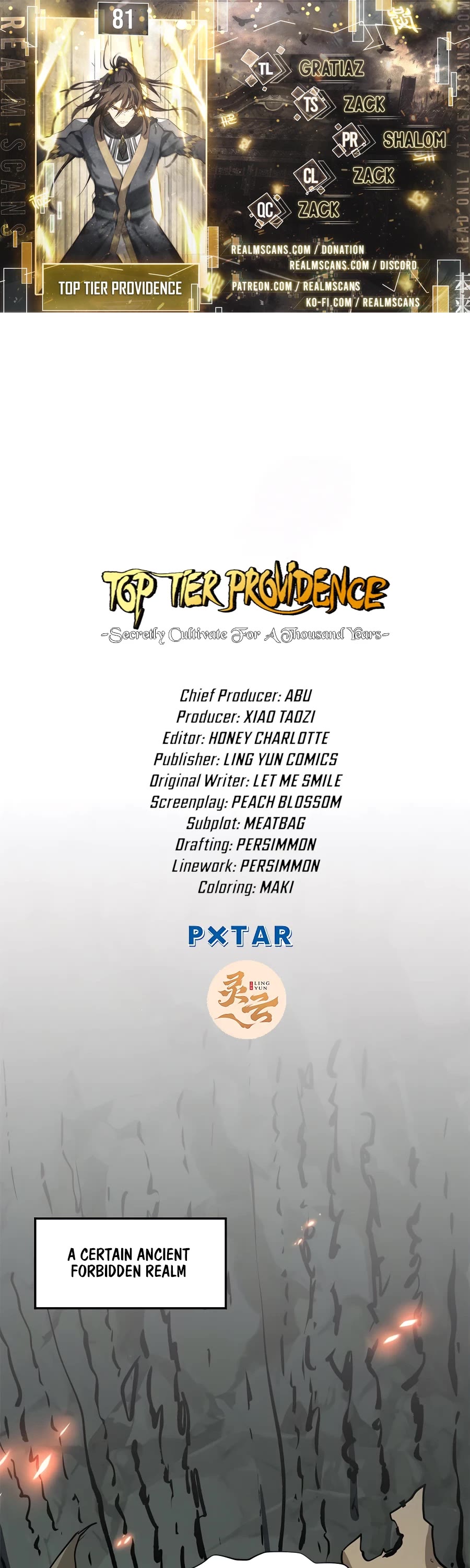 Top Tier Providence: Secretly Cultivate for a Thousand Years chapter 81 page 1