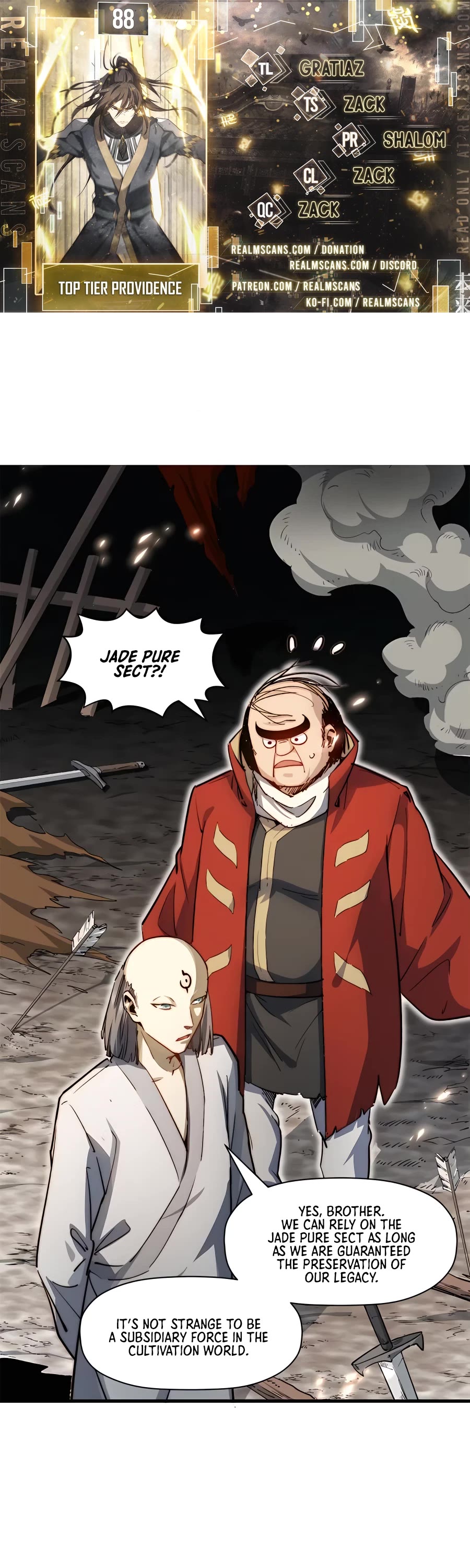 Top Tier Providence: Secretly Cultivate for a Thousand Years chapter 88 page 1