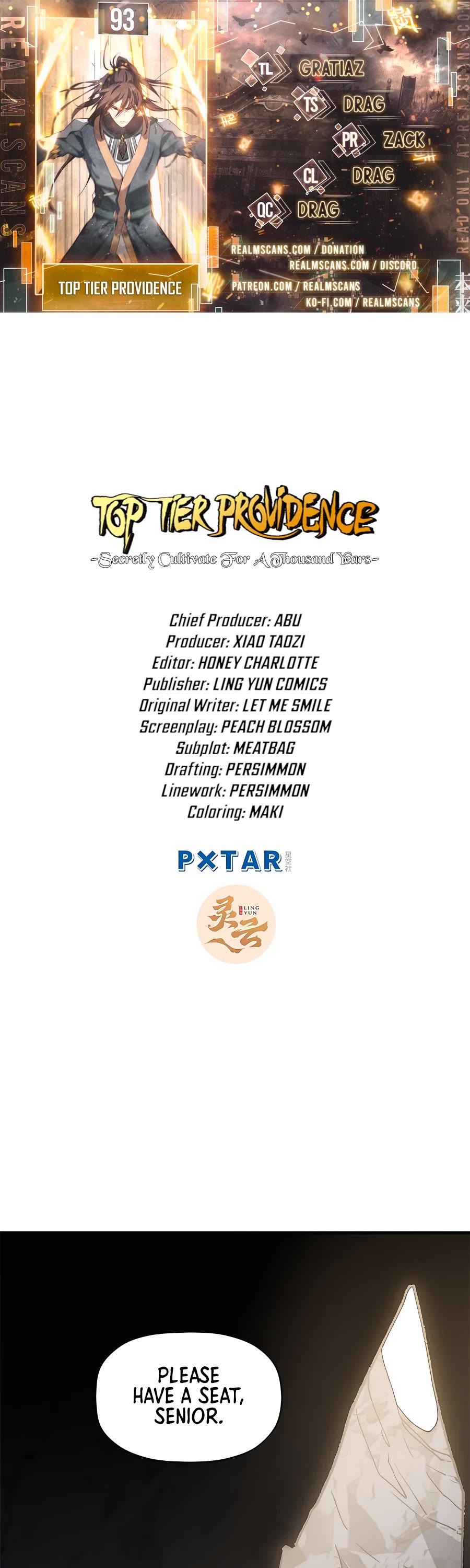 Top Tier Providence: Secretly Cultivate for a Thousand Years chapter 93 page 1