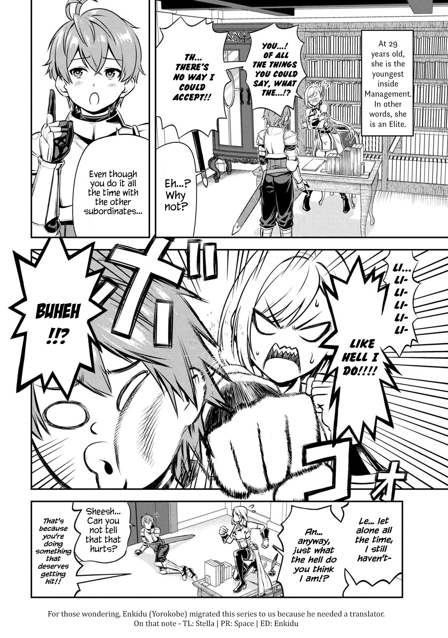 Toshiue Elite Onna Kishi ga Boku no Mae de dake Kawaii chapter 1.1 page 4