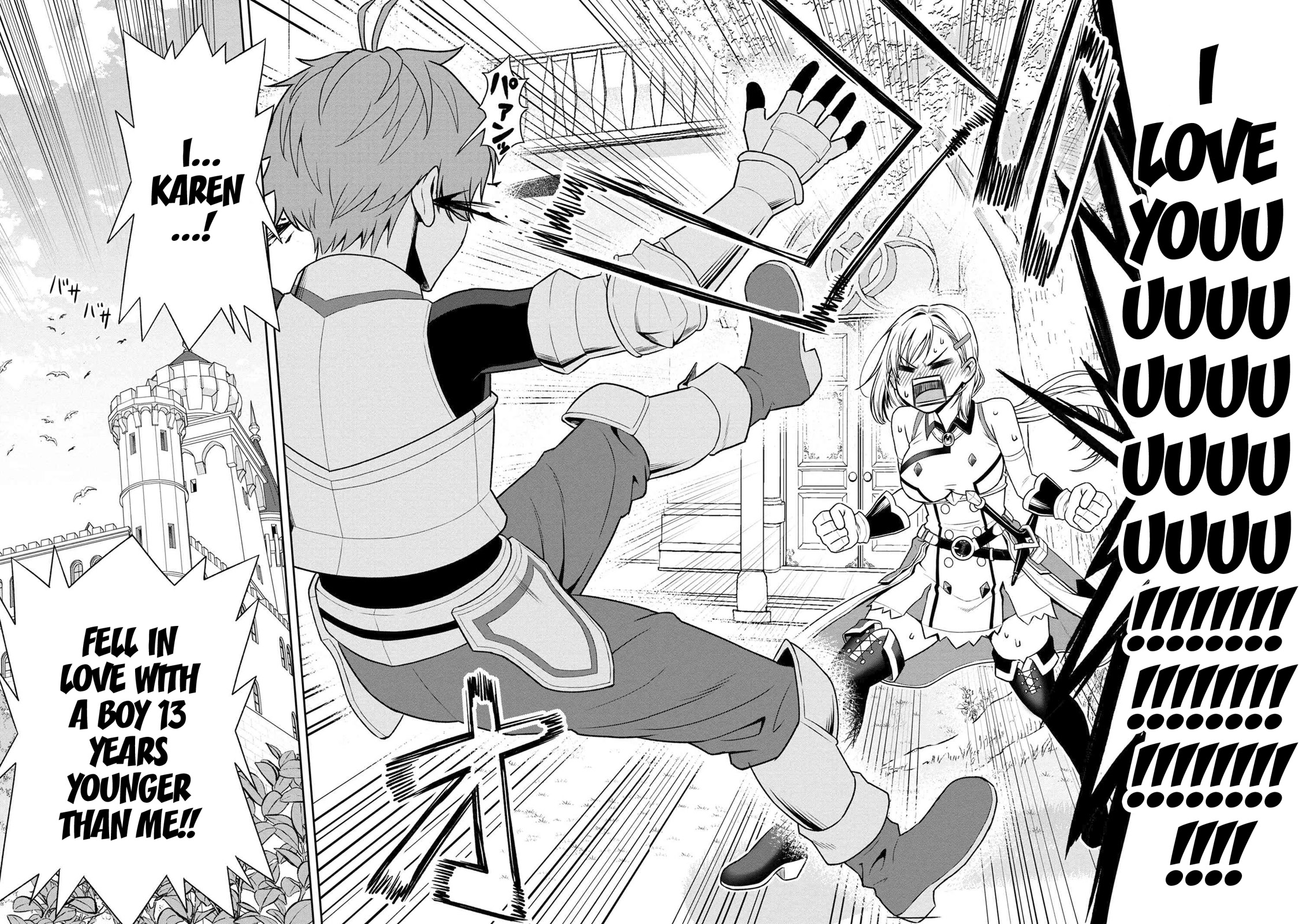 Toshiue Elite Onna Kishi ga Boku no Mae de dake Kawaii chapter 25.3 page 2