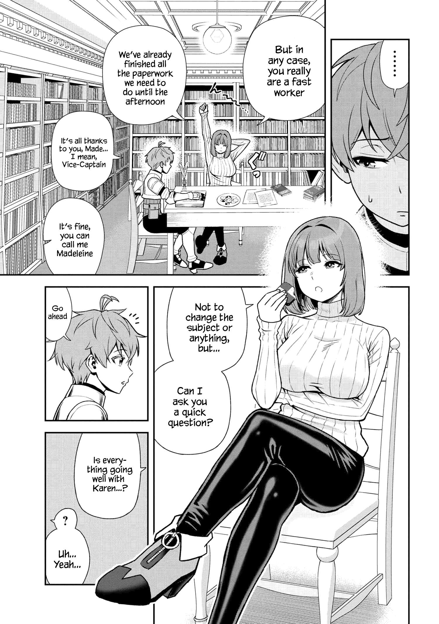 Toshiue Elite Onna Kishi ga Boku no Mae de dake Kawaii chapter 28.1 page 9