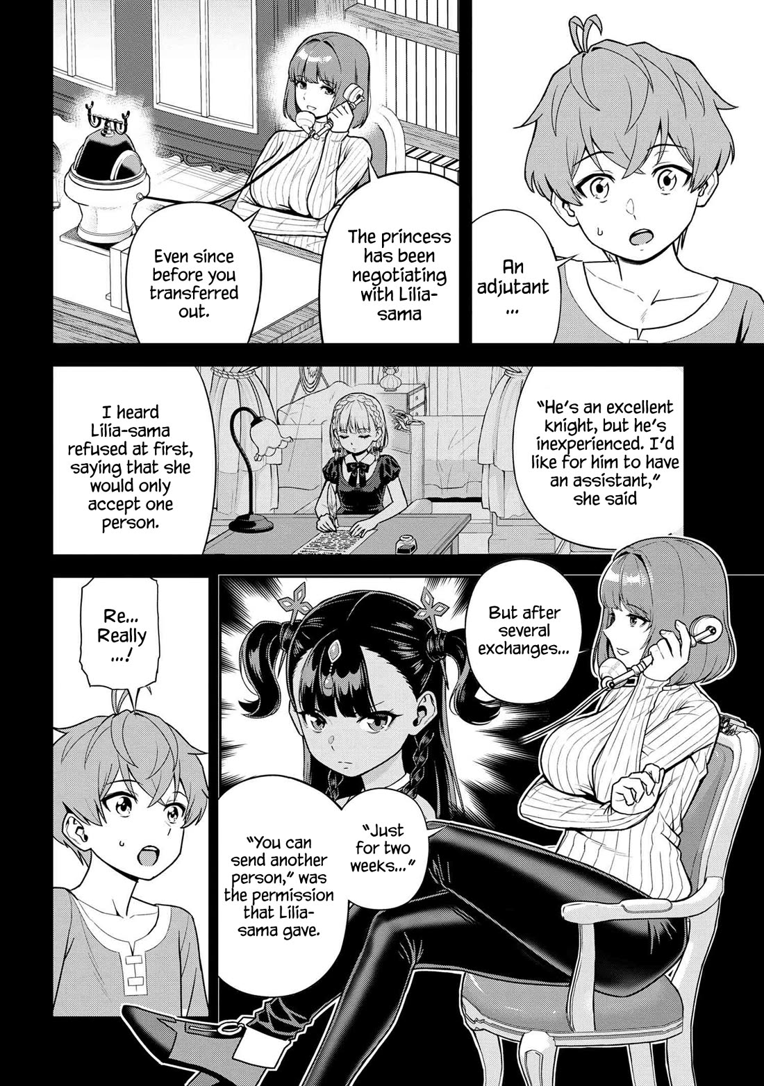 Toshiue Elite Onna Kishi ga Boku no Mae de dake Kawaii chapter 38.4 page 4