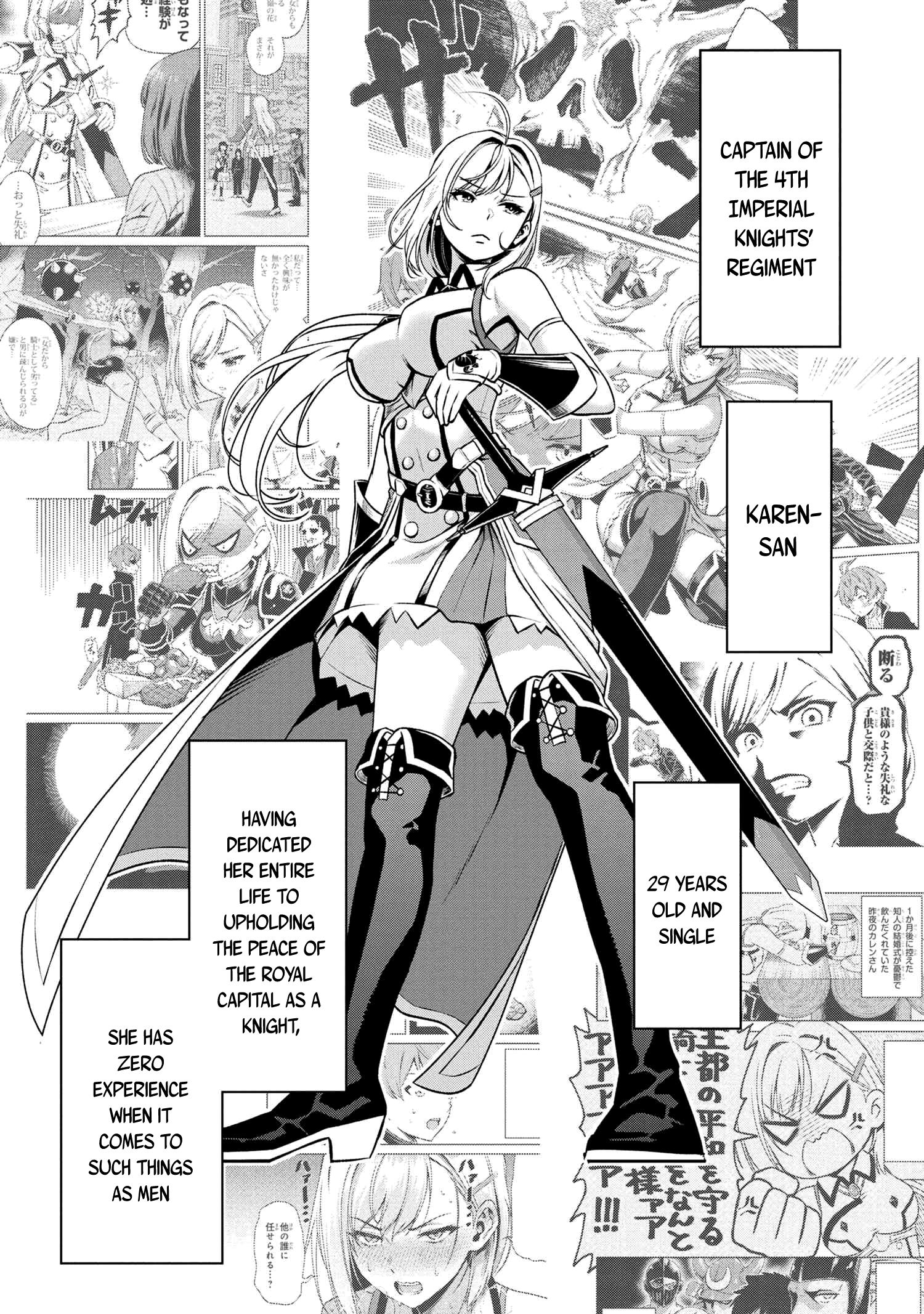 Toshiue Elite Onna Kishi ga Boku no Mae de dake Kawaii chapter 9.1 page 1