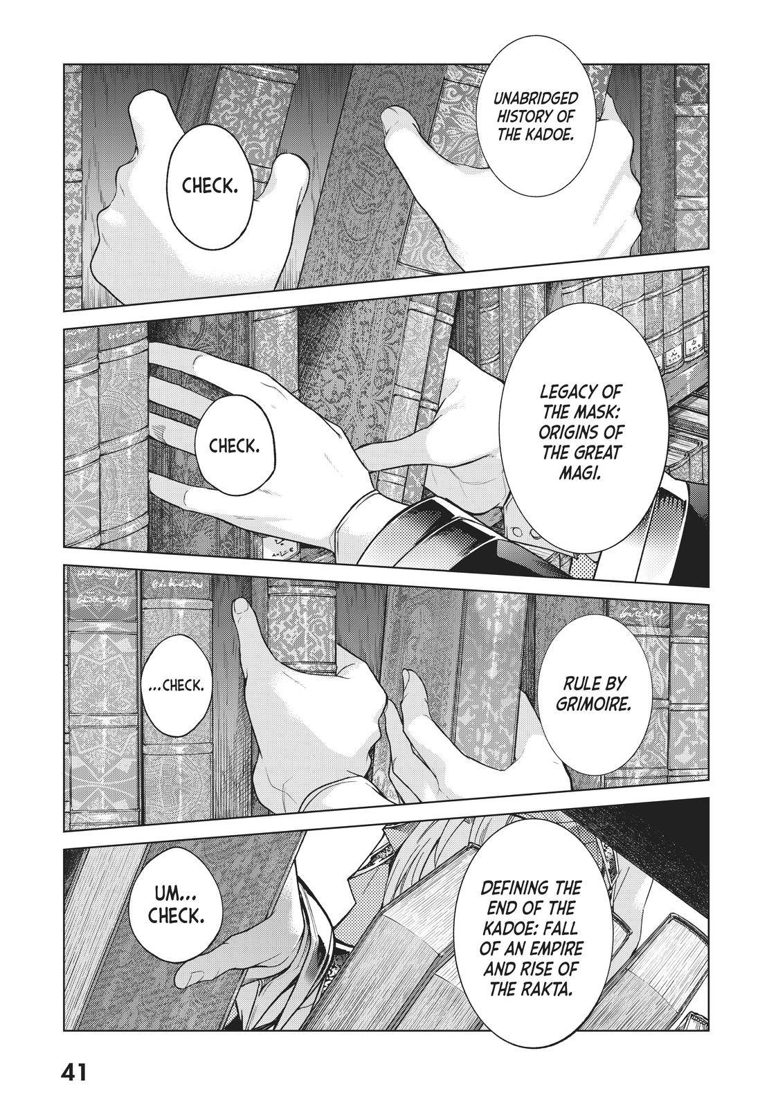 Toshokan no Daimajutsushi chapter 20 page 39