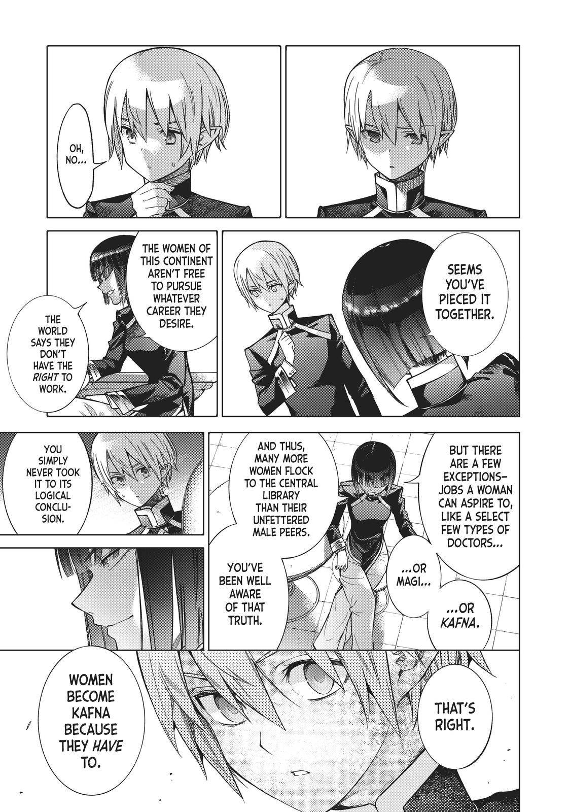 Toshokan no Daimajutsushi chapter 20 page 55