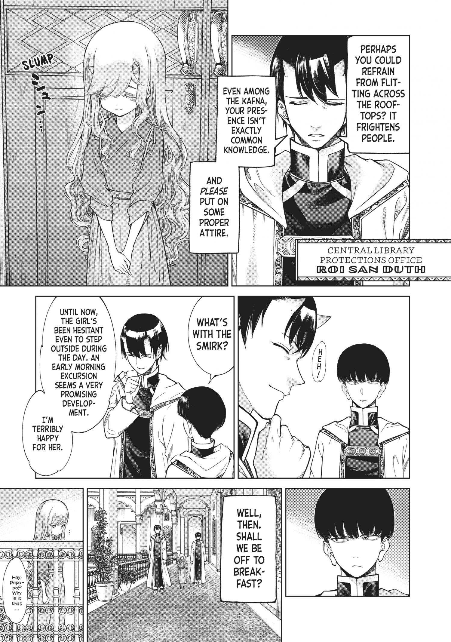 Toshokan no Daimajutsushi chapter 25 page 18