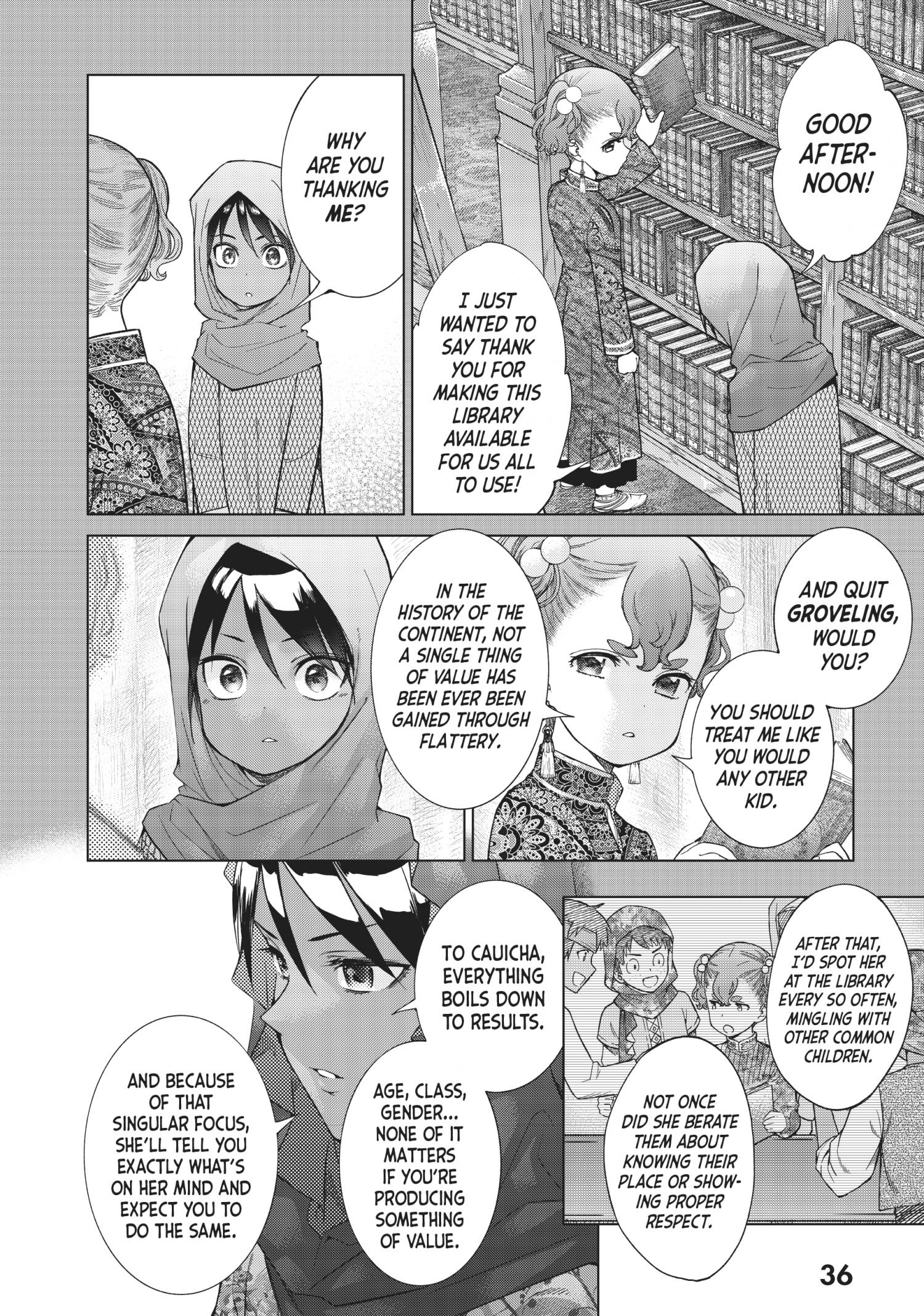 Toshokan no Daimajutsushi chapter 25 page 35