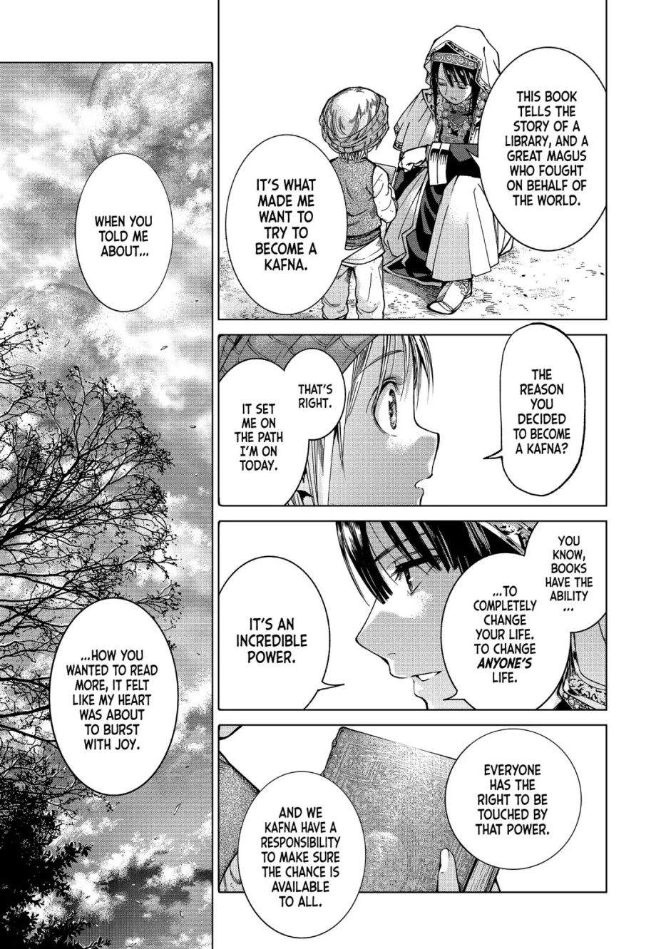 Toshokan no Daimajutsushi chapter 3 page 48