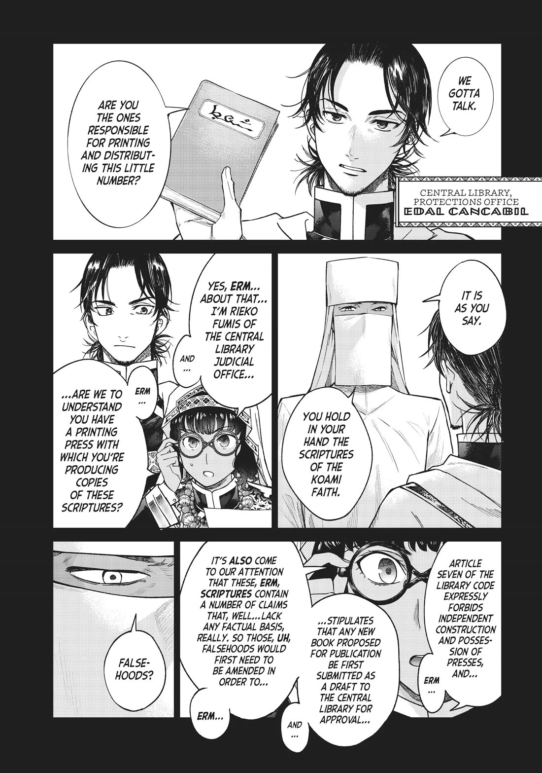 Toshokan no Daimajutsushi chapter 30 page 8