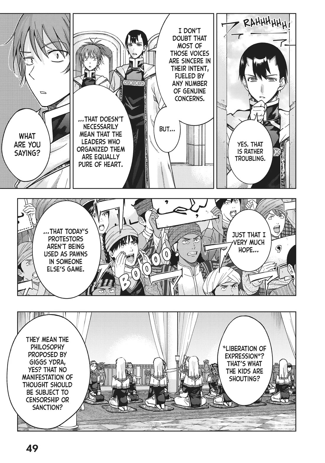 Toshokan no Daimajutsushi chapter 31 page 12