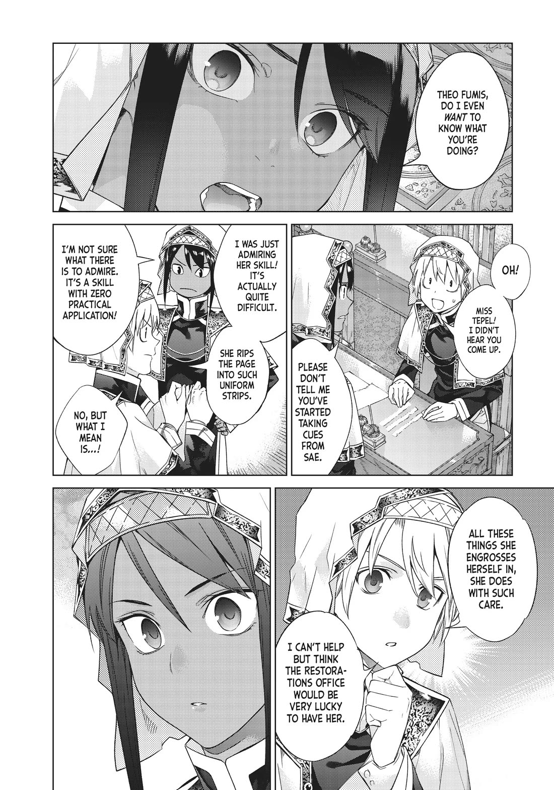 Toshokan no Daimajutsushi chapter 33 page 22