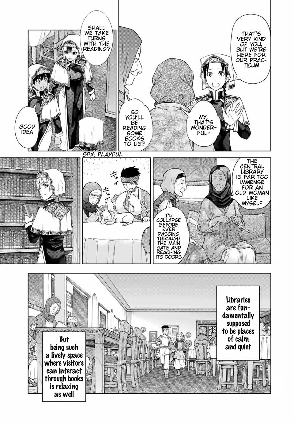 Toshokan no Daimajutsushi chapter 35 page 9