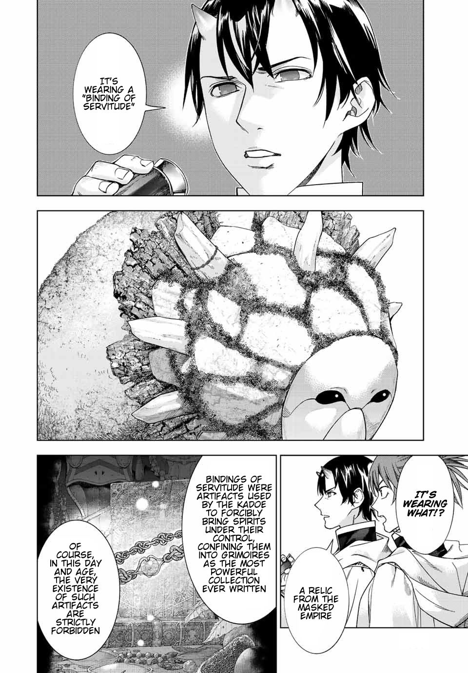 Toshokan no Daimajutsushi chapter 36 page 12