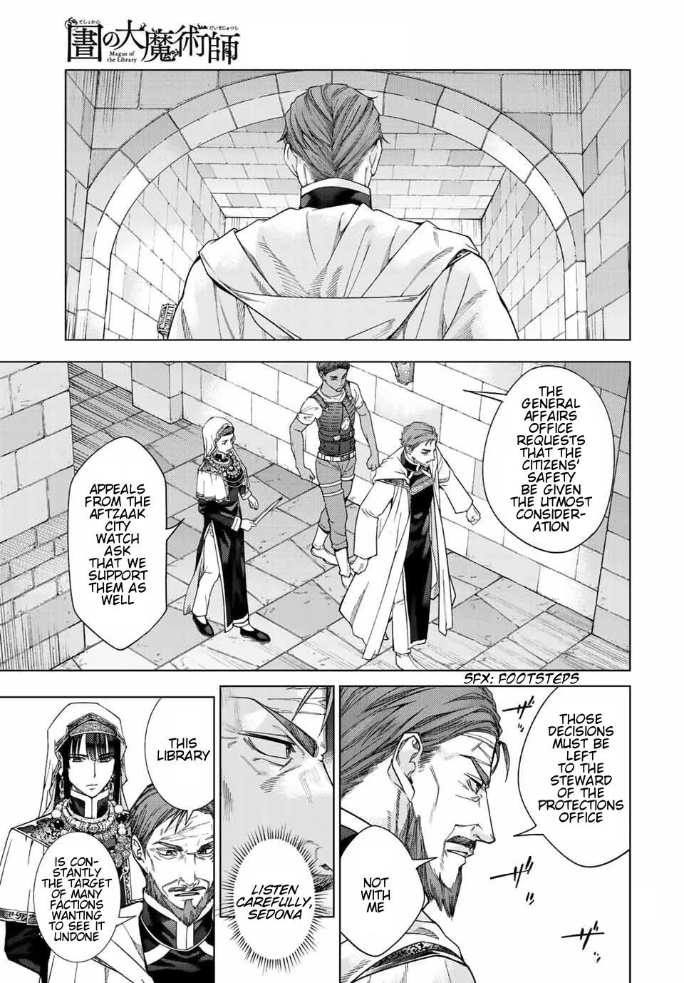 Toshokan no Daimajutsushi chapter 36 page 23