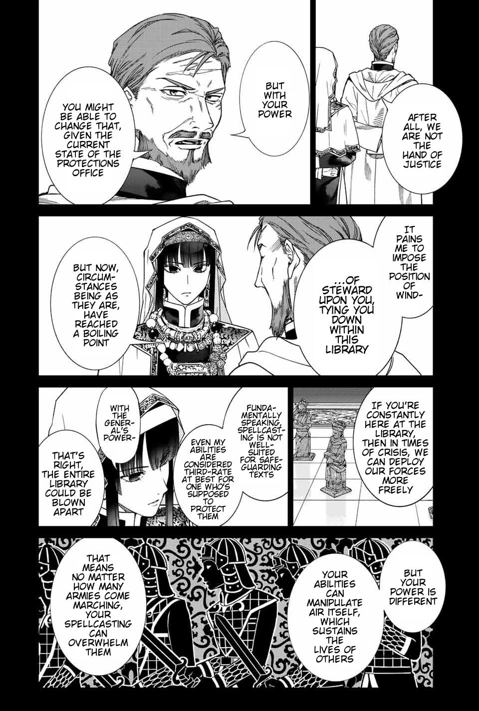 Toshokan no Daimajutsushi chapter 38 page 22