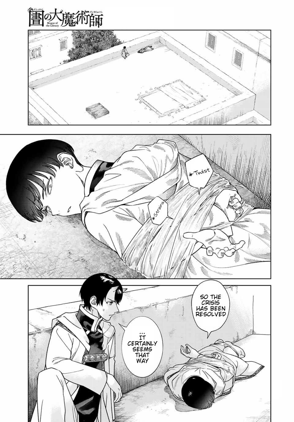 Toshokan no Daimajutsushi chapter 38 page 49