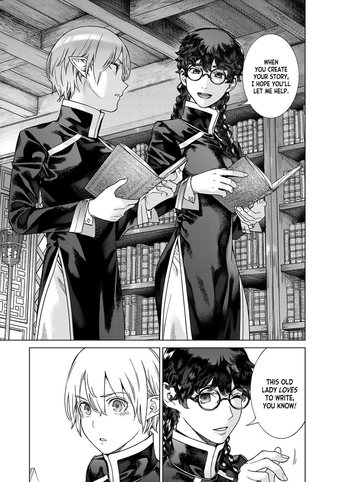 Toshokan no Daimajutsushi chapter 39 page 49