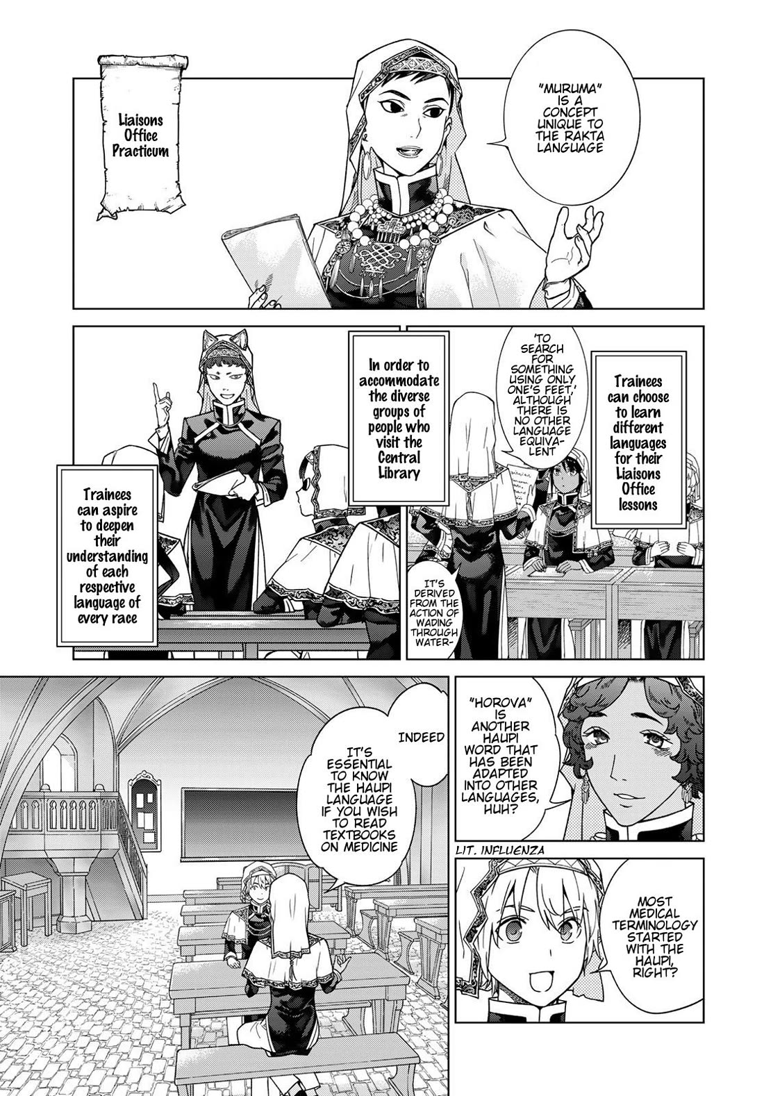 Toshokan no Daimajutsushi chapter 40 page 18