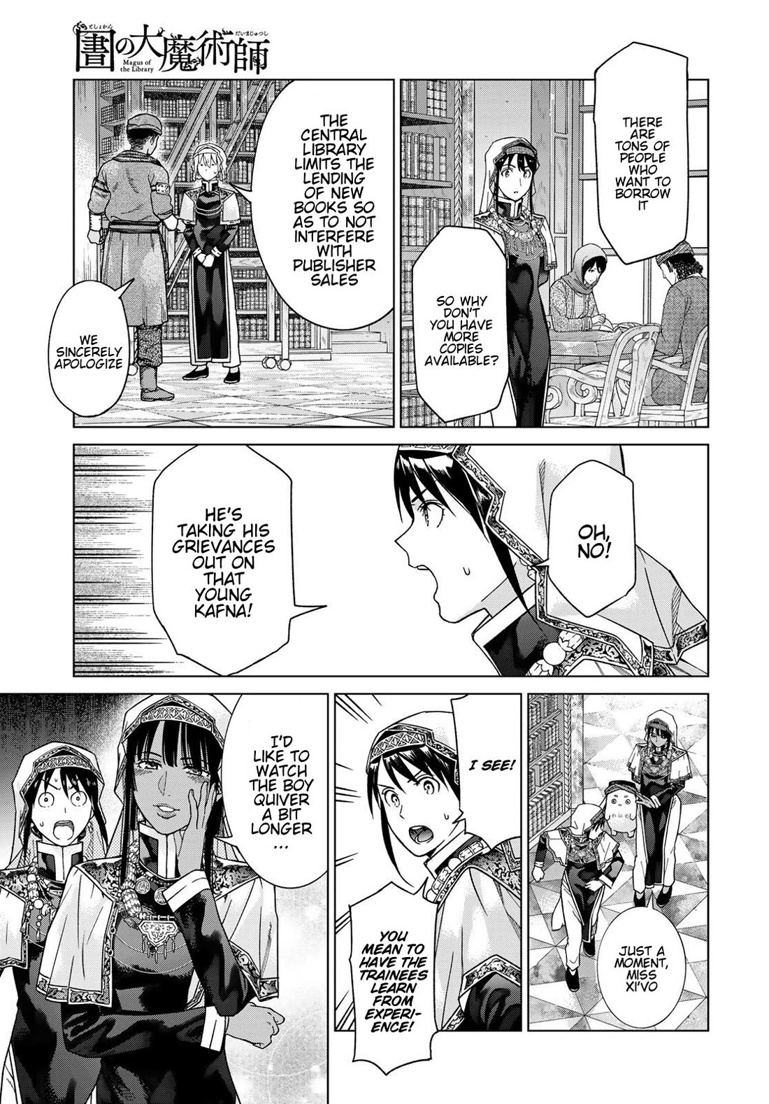 Toshokan no Daimajutsushi chapter 41 page 19