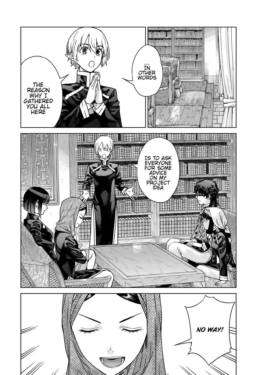 Toshokan no Daimajutsushi chapter 41 page 34