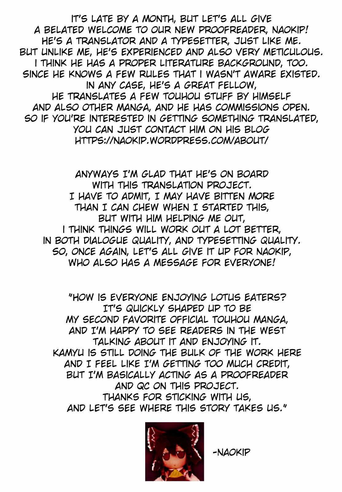 Touhou Suichouka ~ Lotus Eater-tachi no Suisei chapter 27 page 23