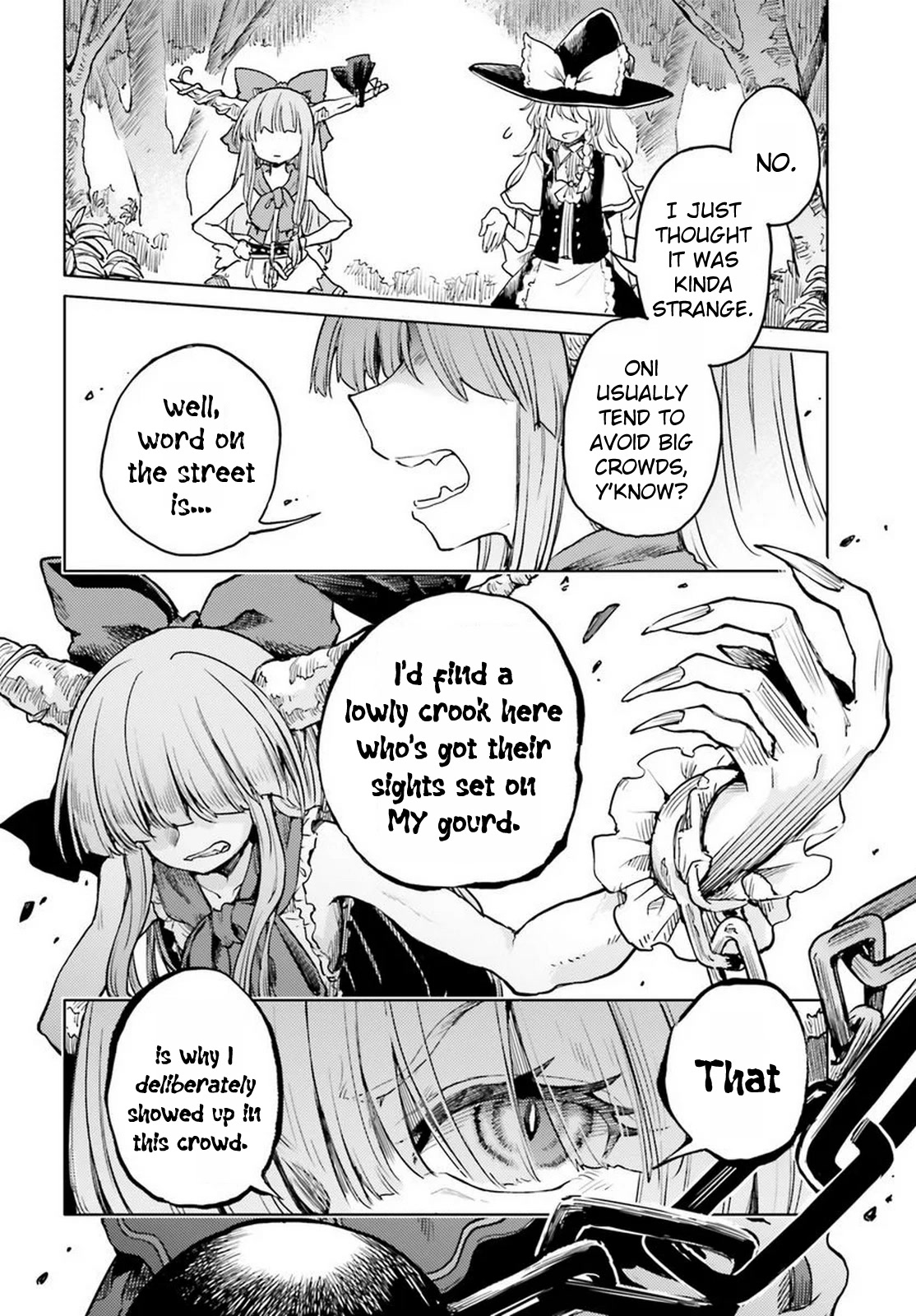 Touhou Suichouka ~ Lotus Eater-tachi no Suisei chapter 42 page 14