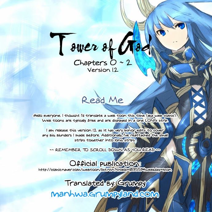 Tower of God chapter 0 page 1