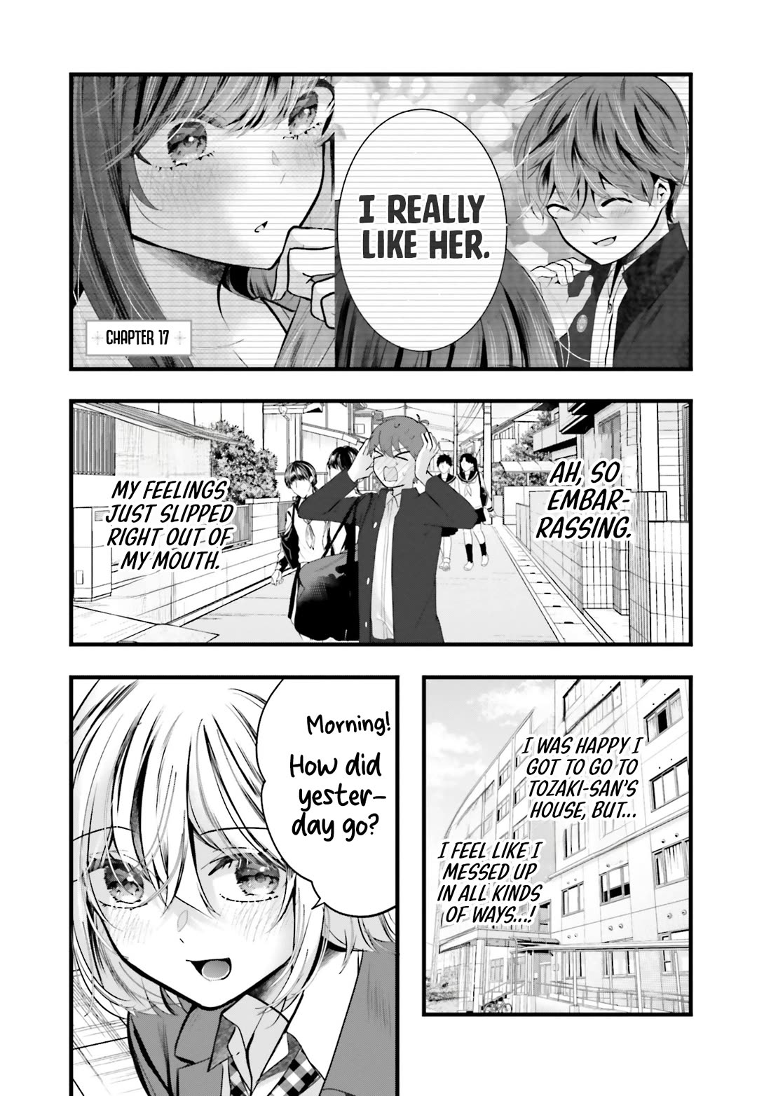 Tozaki-san Is Cold Only to Me chapter 17 page 2