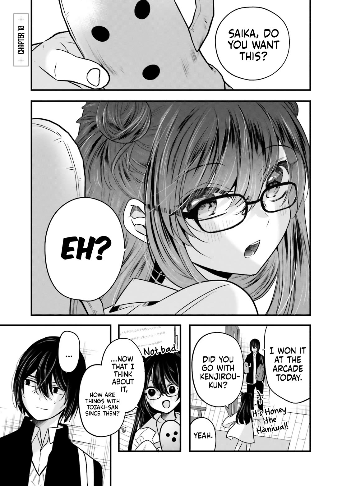 Tozaki-san Is Cold Only to Me chapter 18 page 2