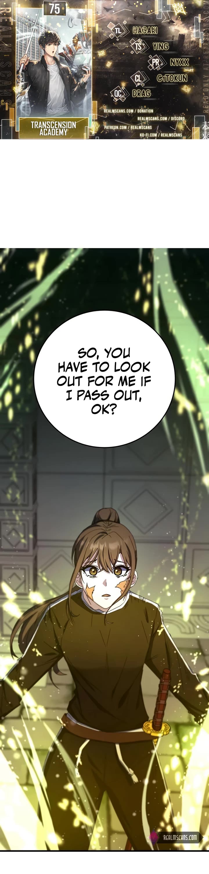 Transcension Academy chapter 75 page 1