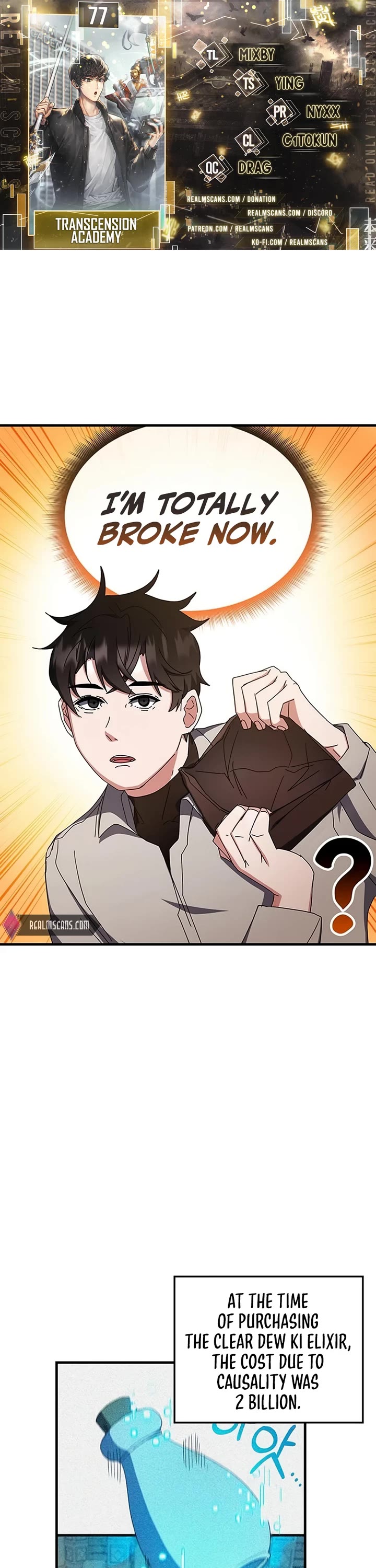 Transcension Academy chapter 77 page 1