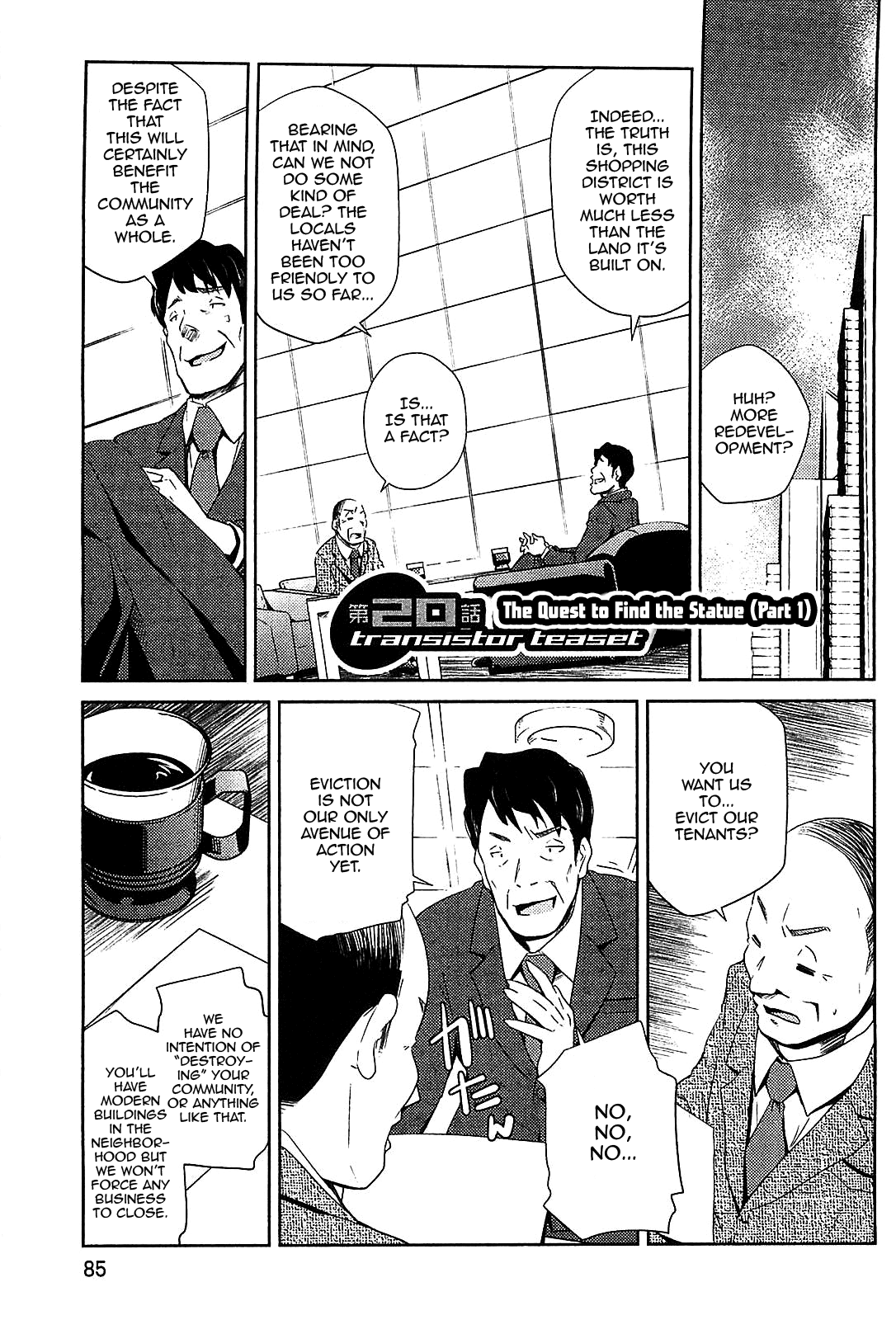 Transistor Teaset chapter 20 page 1