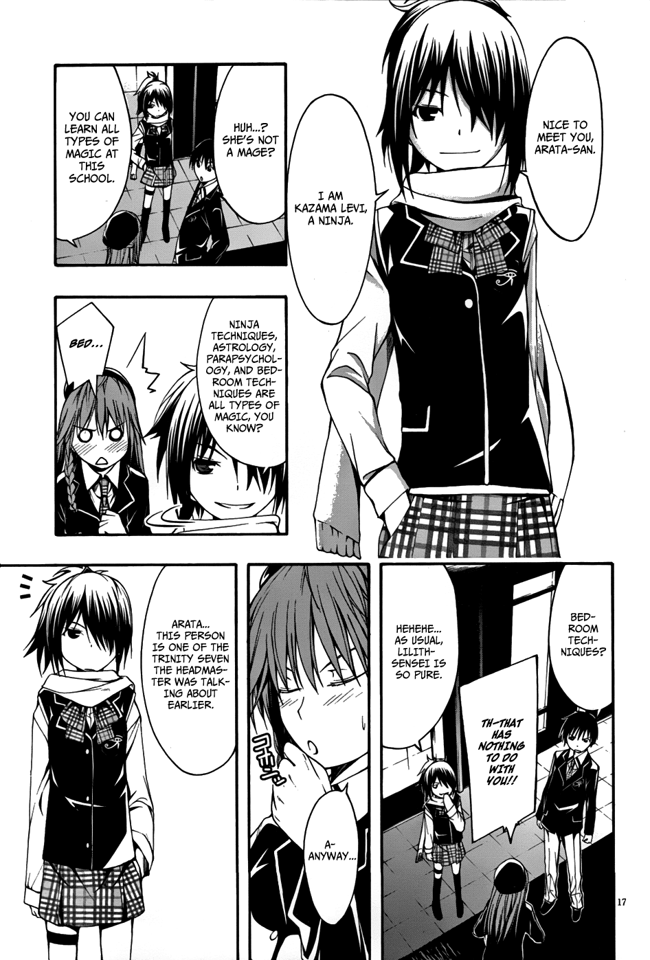 Trinity Seven: 7-Nin no Mahoutsukai chapter 1 page 18