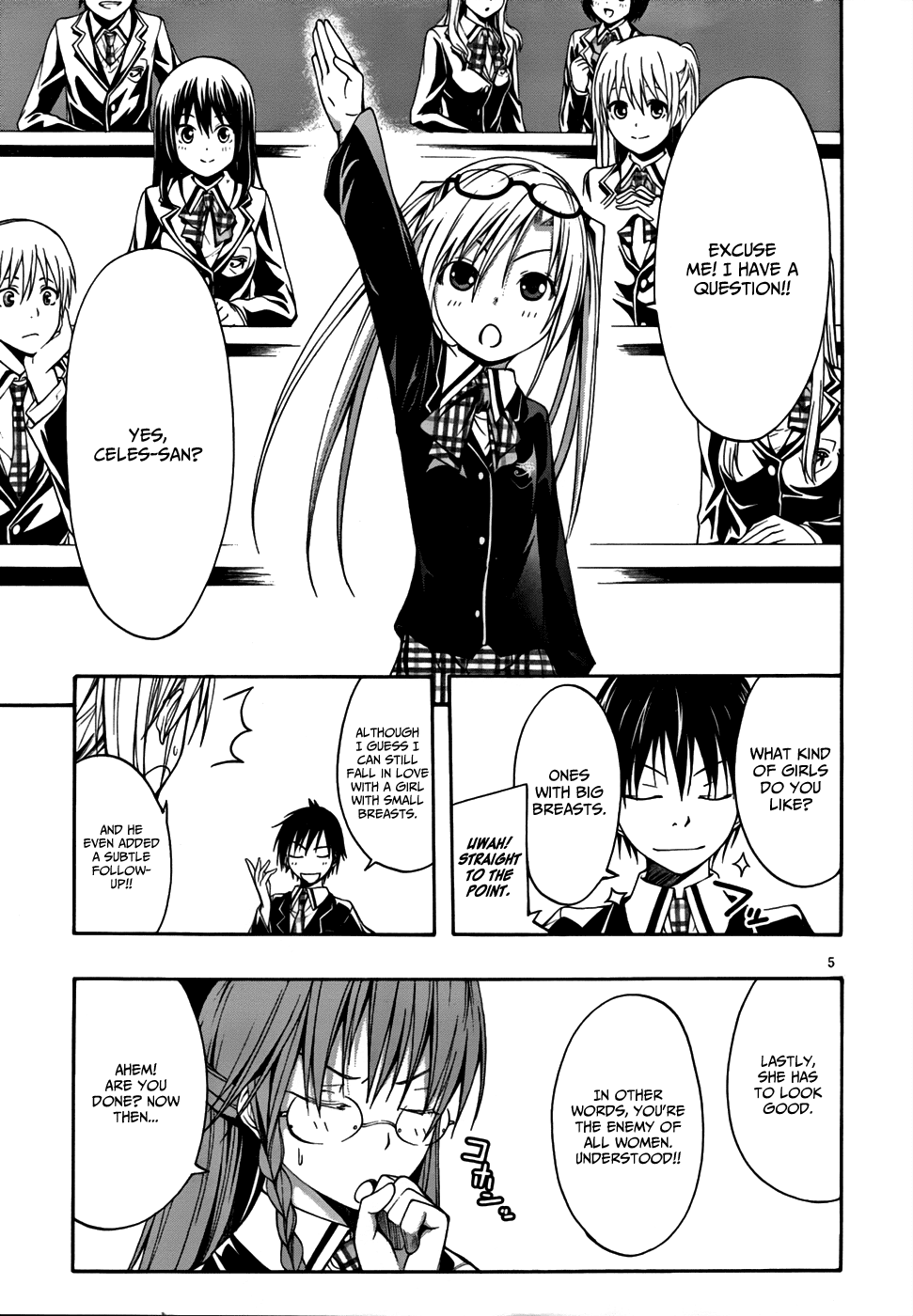 Trinity Seven: 7-Nin no Mahoutsukai chapter 1 page 7